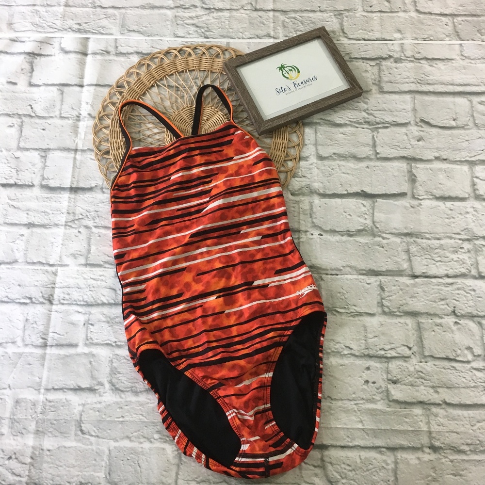 Speedo Got You Cross Back Swimsuit Size 30